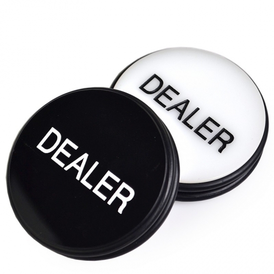 Black And White Dealer Button Featured Image