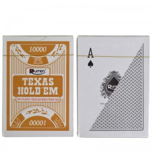 Texas Plastic Poker Cards Card Game Poker