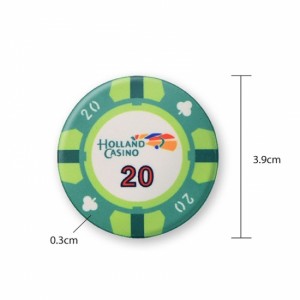 Holland Casino Ceramic Poker Chips 39mm