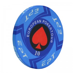 Casino EPT Aluminum Box Ceramic Chip Set