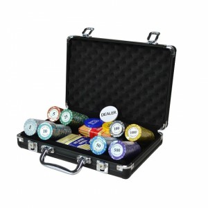Printed Clay Plastic Poker Chips Gift Set