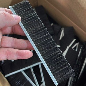 Factory Selling China Stainless Steel Filament Strip Brushes