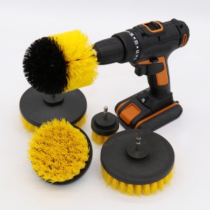 Fast delivery China Kitchen Cleaning Bathroom Floor Carpet Rotating Electric Drill Cleaning Brush