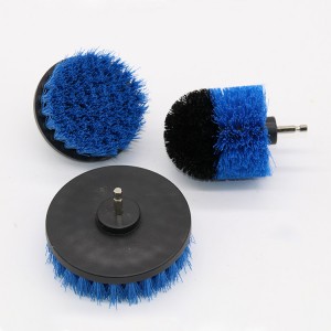 3pcs brush set 2/3.5/4inch drilling brush for bathroom cleaning