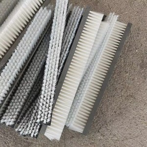 Soft Nylon Bristle Strip Brush with PVC Base