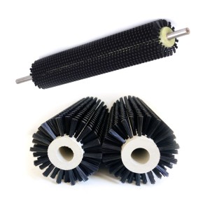 Customized Nylon Industrial Brush Roller Glass Cleaner Fruit and Vegetable Cleaning Brush