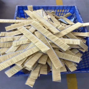 High quality pure sisal strip brush for wood sanding brush