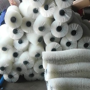 Factory supplied China Coil Coating Line Nylon Spiral Roller Brush