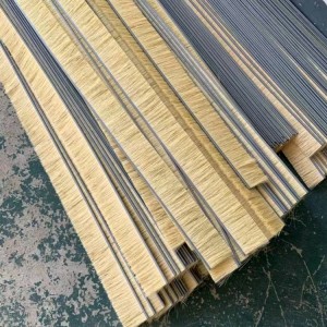 Hot Sale Polish Wood Sanding Paper Sisal Strip Brush