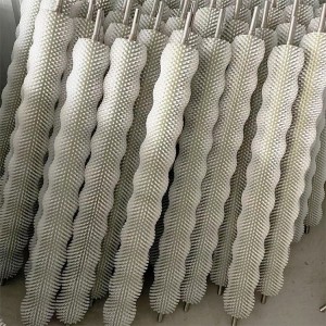 Factory Industrial Cylinder Potato Peeling Roller Brush with Nylon Bristle
