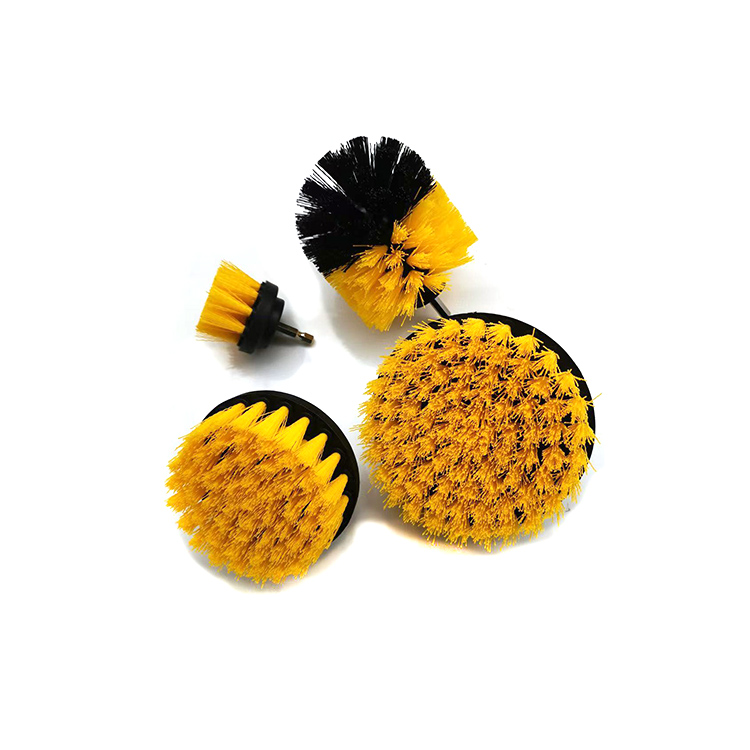 Drill Attachment Brush Set Power Scrubber Brush Cleaning Kit 4 Pieces for Household and Car Featured Image