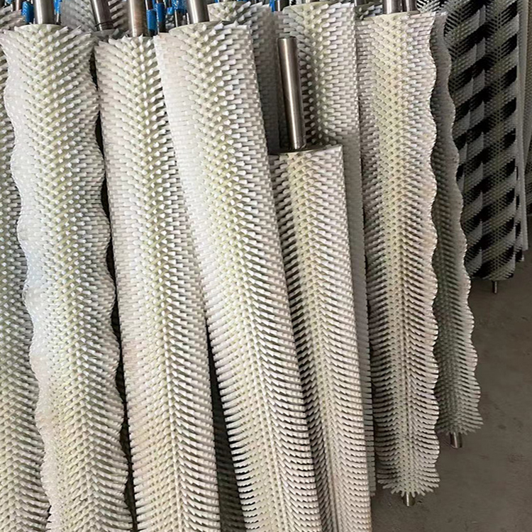 Factory Price Vegetable Scrub Brush - Nylon horse hair bristle Peel roller Brush Manufacturer in China – Jiazhi detail pictures