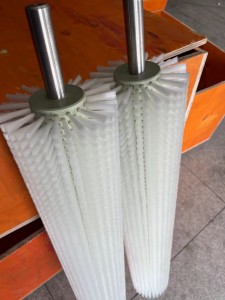 0.25mm Soft Nylon Cleaning Brush Bristle solar panel cleaning rotating brush China