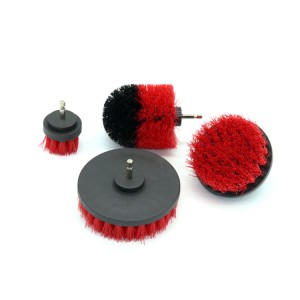 4 PCS Drill Scrub Brush Electric Attachment Power Scrubber Cleaning Brush for Cleaning Bathroom
