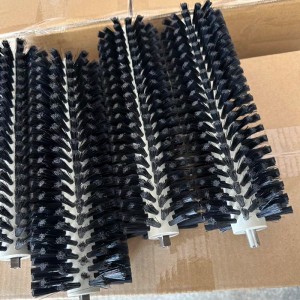 Conveyor belt cleaning brush Nylon Rotating Roller Cleaning Brush China