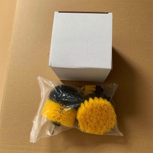 Drill Attachment Brush Set Power Scrubber Brush Cleaning Kit 4 Pieces for Household and Car