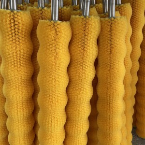 China potato carrot vegetable fruit cleaning washing cylinder brushes