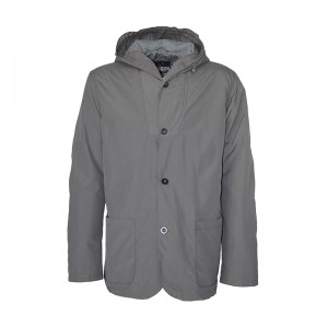 Men’s Relaxed Fit Hooded Jacket With Big Pocket
