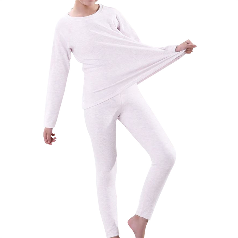 Girls’ Thermal Underwear Set-2 Piece Performance Baselayer Long Sleeve Top & Bottom