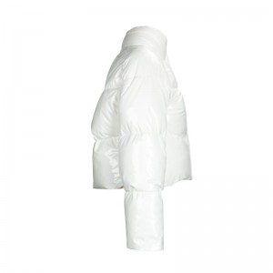 Winter Windproof Ladies Bright Thickened Top Padded Jacket