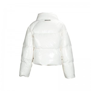 Winter Windproof Ladies Bright Thickened Top Padded Jacket