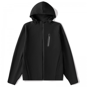 Men Lightweight Softshell Jacket With Hooded