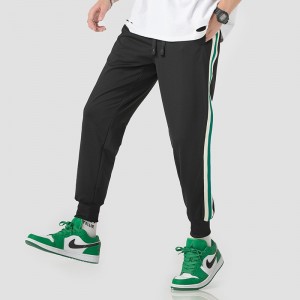 Men Golf Side Stripe Casual Quick Dry Joggers Pants