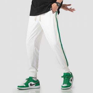 Men Golf Side Stripe Casual Quick Dry Joggers Pants