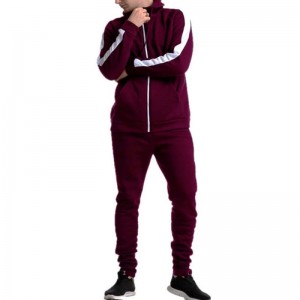 Men’s Active Athletic Training Sports Top and Bottom Tracksuit Set