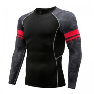 Men’s Quick-Dry Sports Tights Long Sleeve Compression Activewear