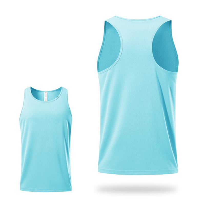 Men's Quick Dry Workout Tank Top Muscle T-Shirts Soft Sleeveless Undershirt Tank Top (11)