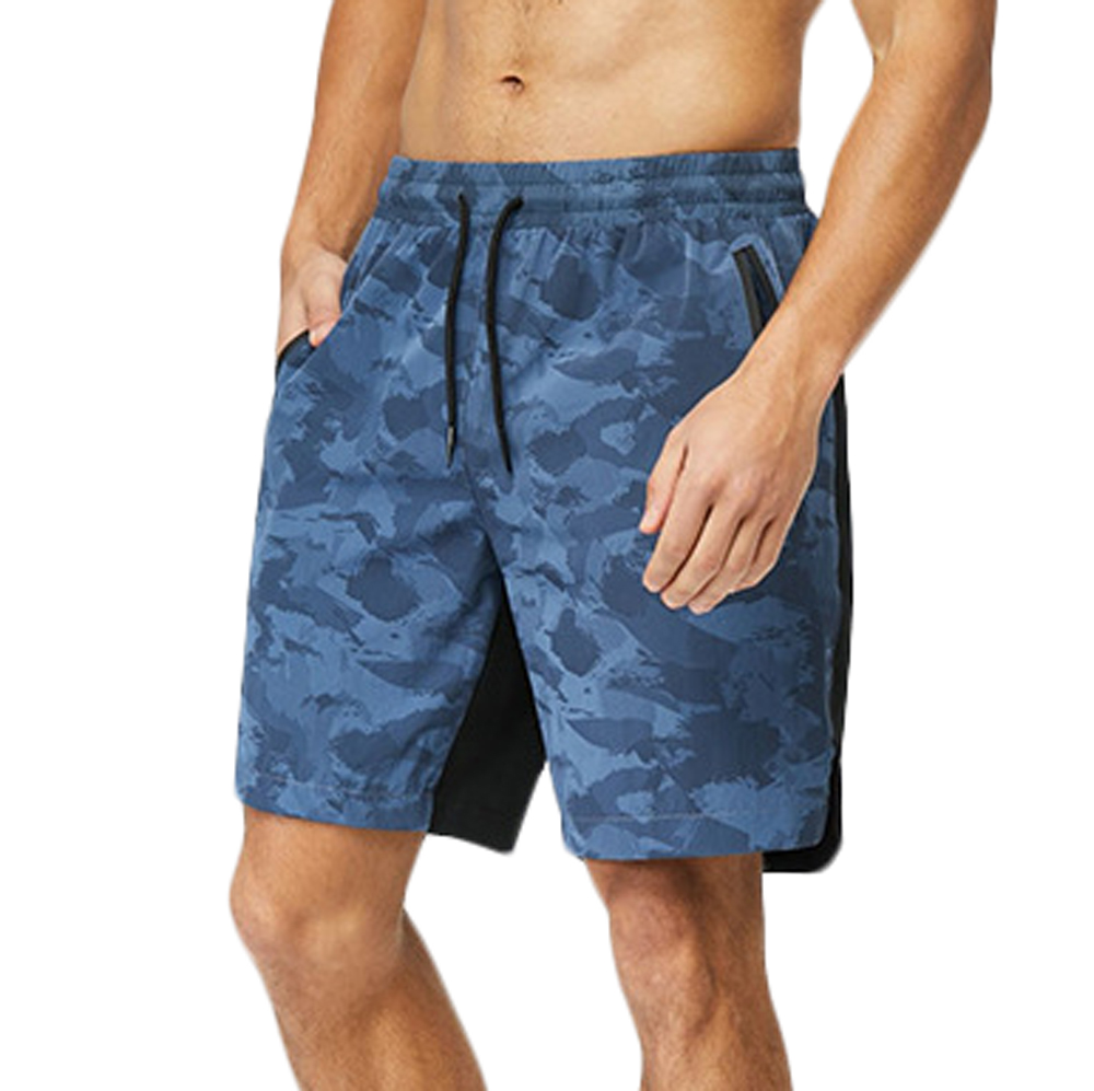 Men's Shorts Quick Dry Athletic Camo Running Shorts with Zipper Pockets for Gym, Wor (1)