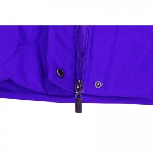 Women’s Collar Zip Hidden Hood Down Jacket