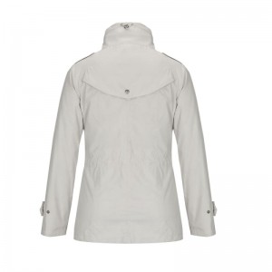 Women Zippered Softshell Jacket With Concealed
