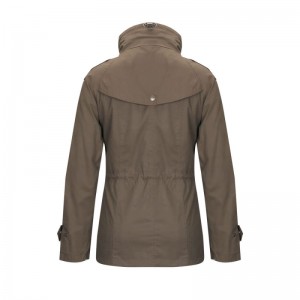 Women Zippered Softshell Jacket With Concealed
