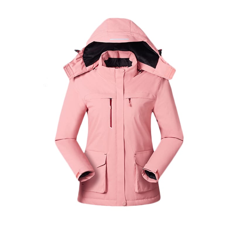 Women's Heated Jacket with Battery Pack 5V, Windproof Elec ( (8)