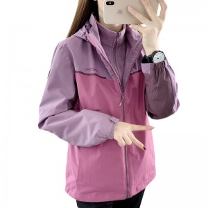 Women’s Winter Coats 3-IN-1 Snow Ski Jacket Water Resistant Windproof Fleece Winter Jacket