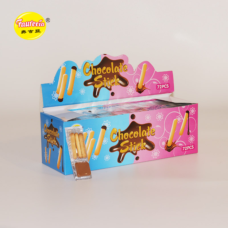 Faurecia chocolate stick biscuit with sauce Individually wrapped 72pcs