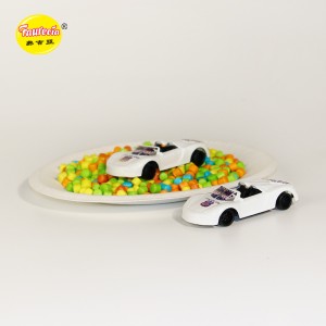 Faurecia police car（open car） shape toy with colorful candy（2kodp）