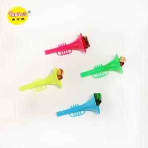 Faurecia trumpet shape toy with colorful candy(2kodp)