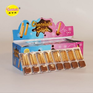 Faurecia chocolate stick biscuit with sauce Individually wrapped 72pcs