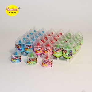 Faurecia dazzle gyro shape candy fruit flavor lollipop 5g