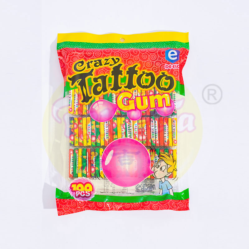Faurecia Crazy Tattoo Gum 100pcs Chewing gum