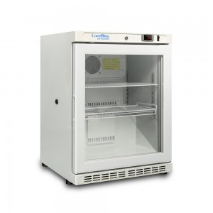 +2~+8℃ Pharmacy Refrigerator – 110L – Tempered glass Door