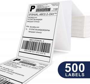 A6 Thermal Label 100x150mm Direkt White Shipping Thermal Label Sticker