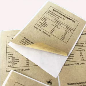 Pielāgotas vairumtirdzniecības cenas kraftpapīra etiķetes
