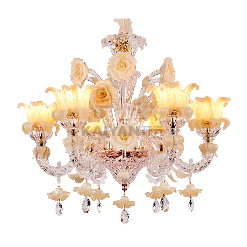 TIME DREAM SERIES Of Hand-made Chandelier, MURANO Chandelier, Crystal Chandelier, Hand-made Flower Chandelier, Murano Lighting, Villa Chandelier Featured Image