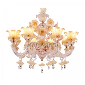 TIME DREAM SERIES of hand-made chandelier, MURANO chandelier, crystal chandelier,Hand-made flower chandelier, Murano lighting, Villa chandelier