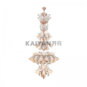 TIME DREAM SERIES of hand-made chandelier, MURANO chandelier, crystal chandelier,Hand-made flower chandelier, Murano lighting, Villa chandelier