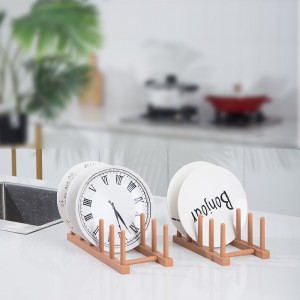 Long solid dishes drain rack /long wooden dishe...